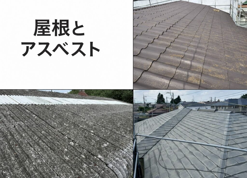 屋根とアスベスト