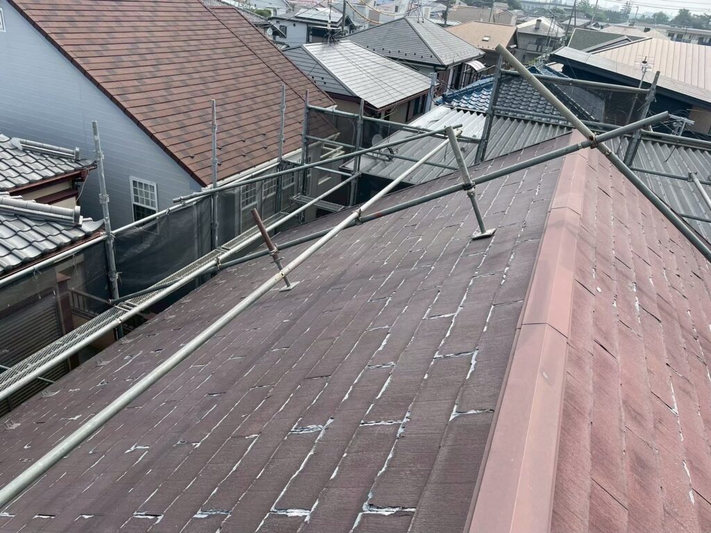 施工前 既存屋根全景