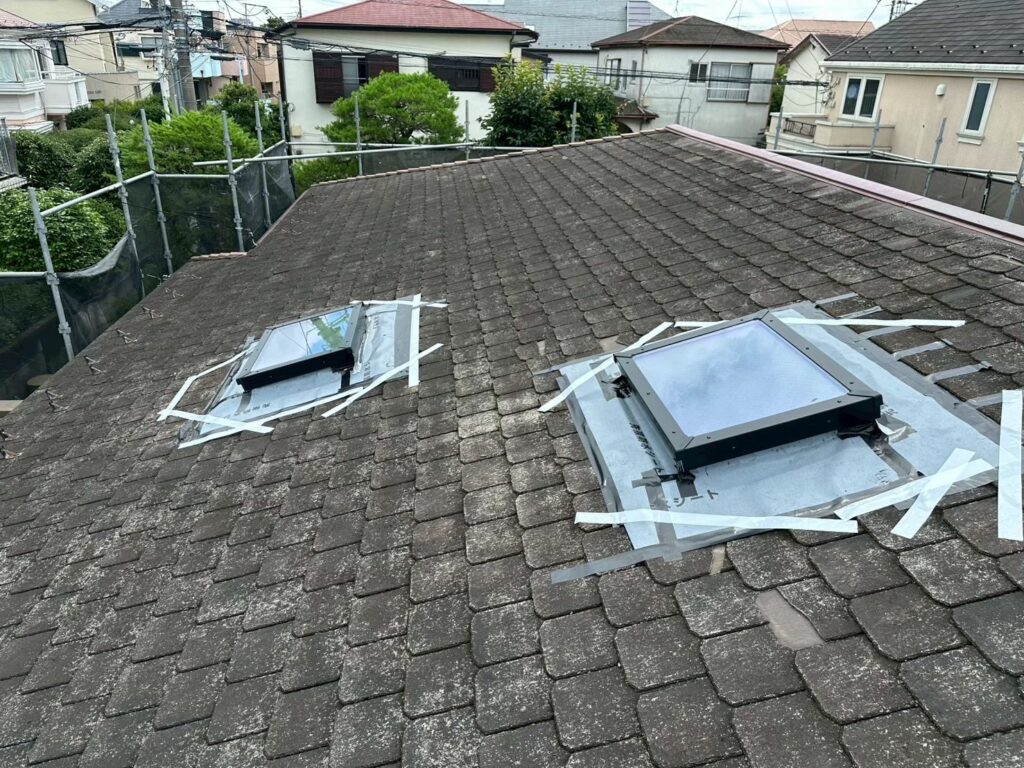 トップライト交換作業
