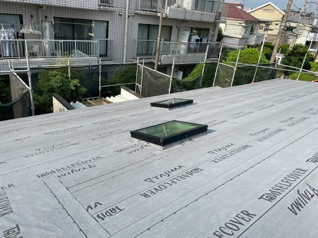 トップライト設置後