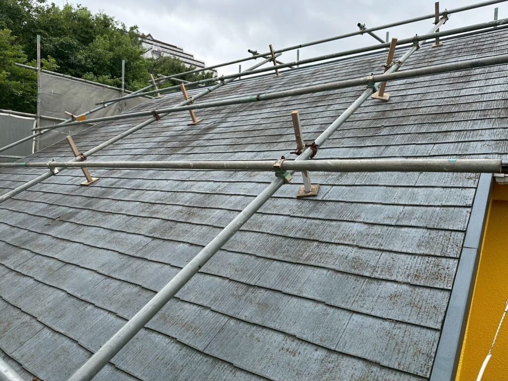 都筑区-工事着手前の屋根状況