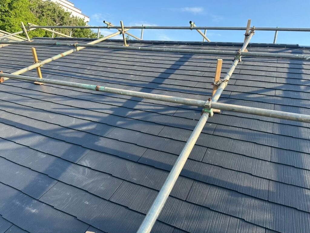 都筑区-新設屋根の完成状態